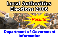 Local Authority Elections 2006 - Department of Government  Information