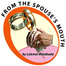 From the spouse's mouth - by Lakmal Welabada 