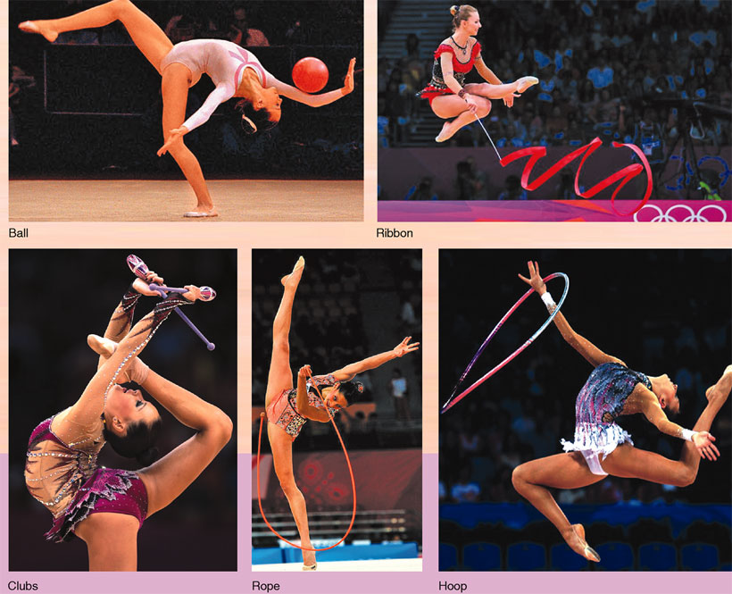 Rhythmic gymnastics - Rope - Masteries - Moves AD 
