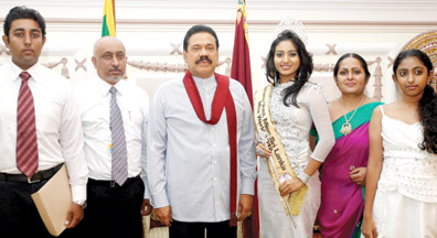 sri lanka rajapaksa family siriwardana vinu mahinda sundayobserver lk sanu president her signature derana miss