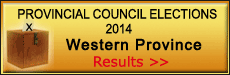 Provincial Council Elections 2014 - Western and Southern