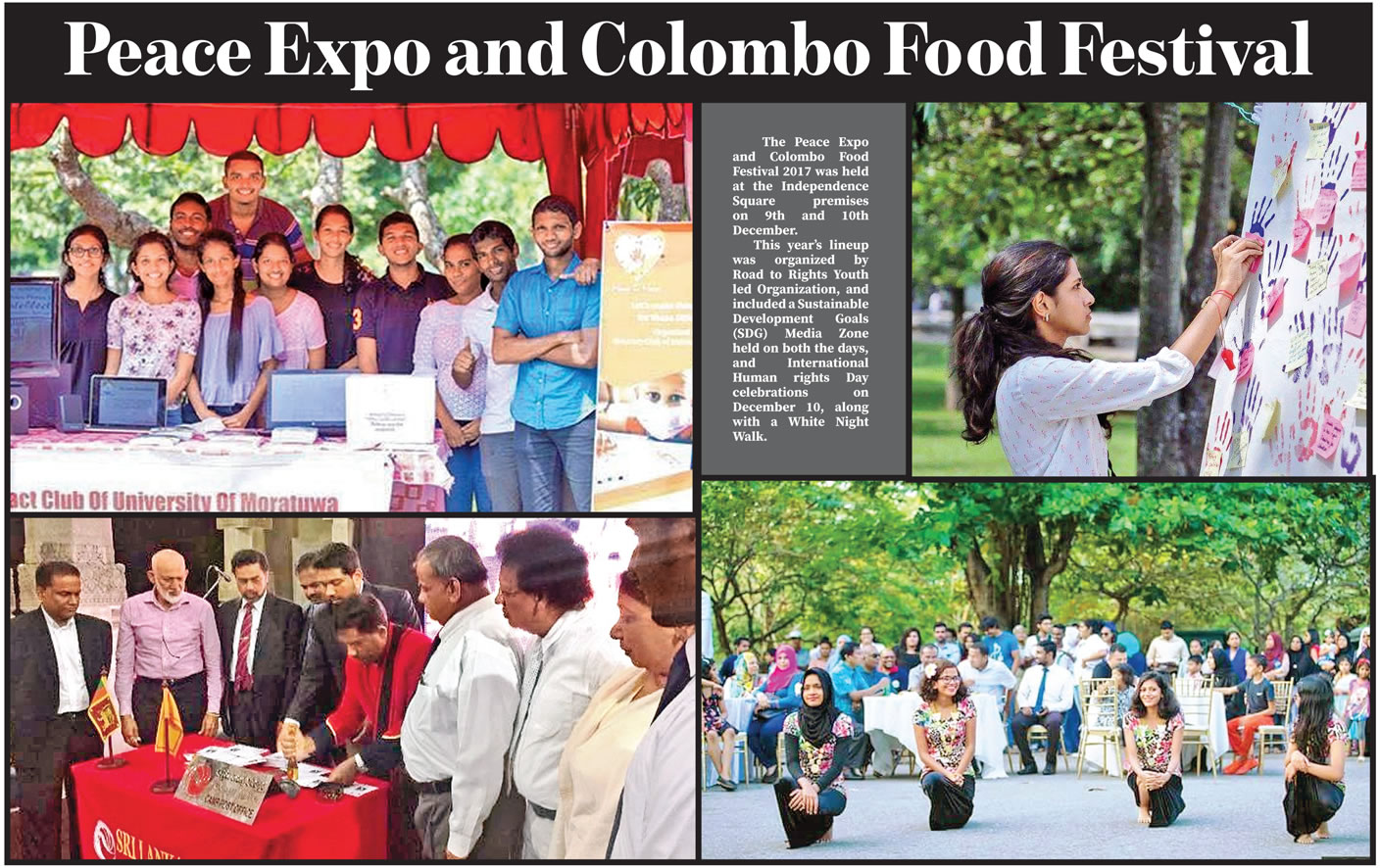 Peace Expo and Colombo Food Festival