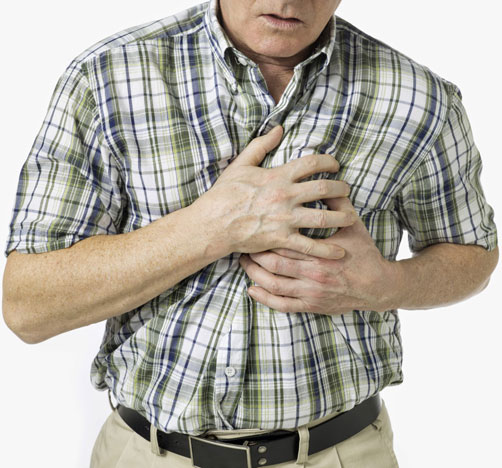 Sudden chest pains?